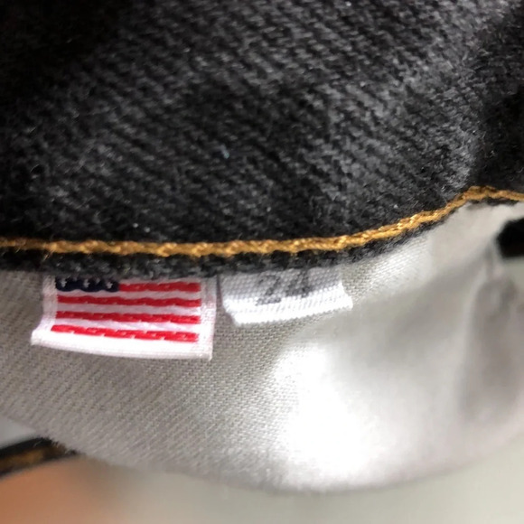 Still Here New York Worn-in Childhood in Washed Black Size 24 - Picture 9 of 9